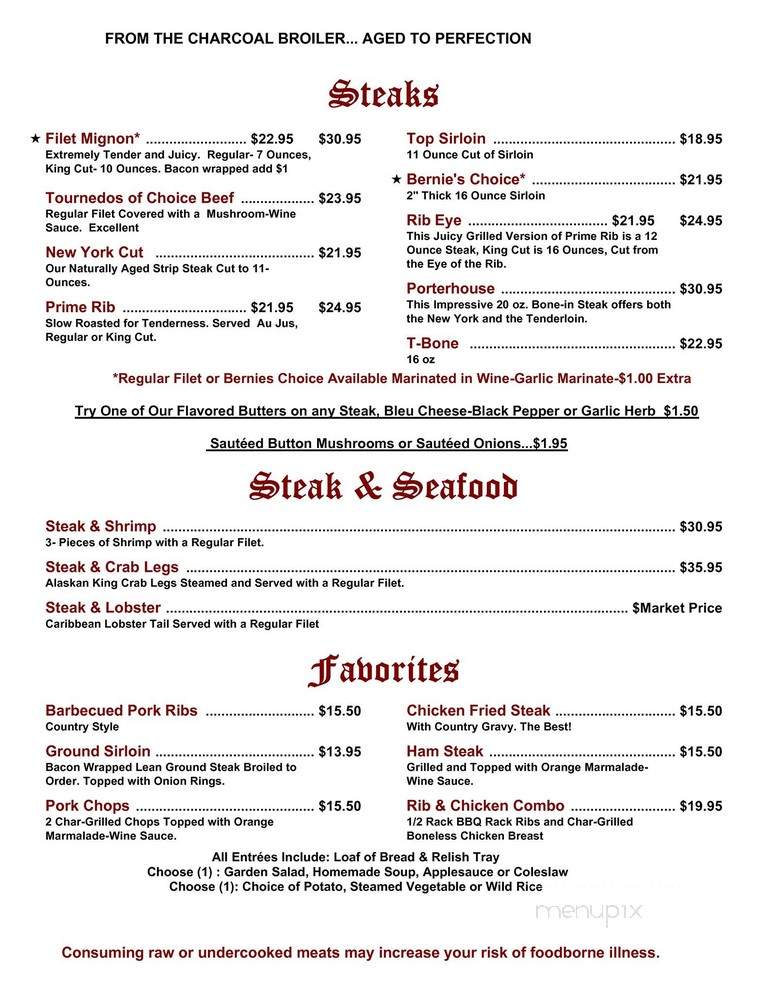 Bernardo's Steakhouse - Hastings, NE