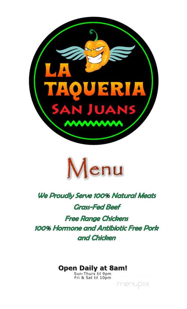 La Taqueria San Juans - Pagosa Springs, CO