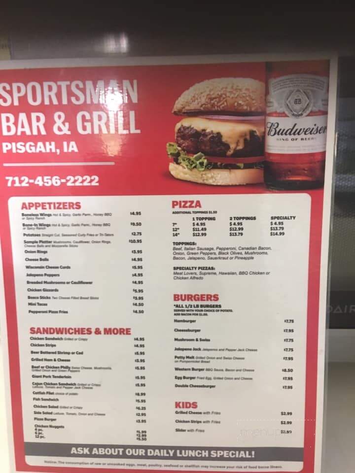 Sportsman Bar - Pisgah, IA