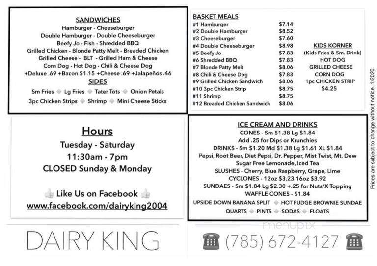 Dairy King - Oakley, KS