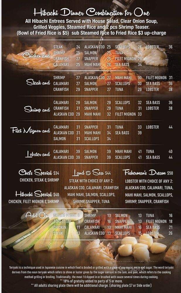 Hibachi Teppanyaki and Sushi - Burleson, TX