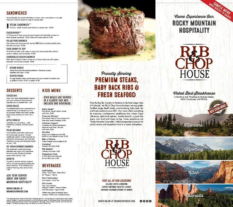 Rib and Chop House - Laramie, WY