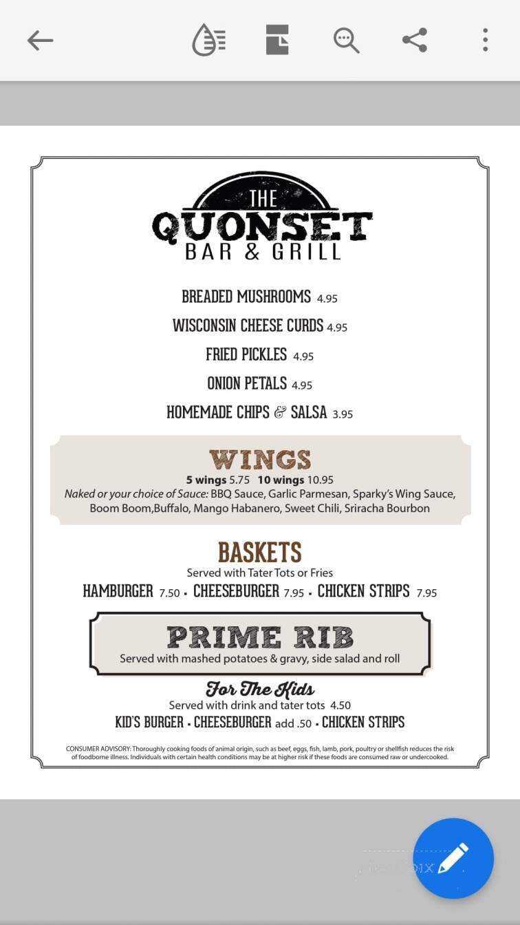 The Quonset Bar and Grill - Elmwood, NE