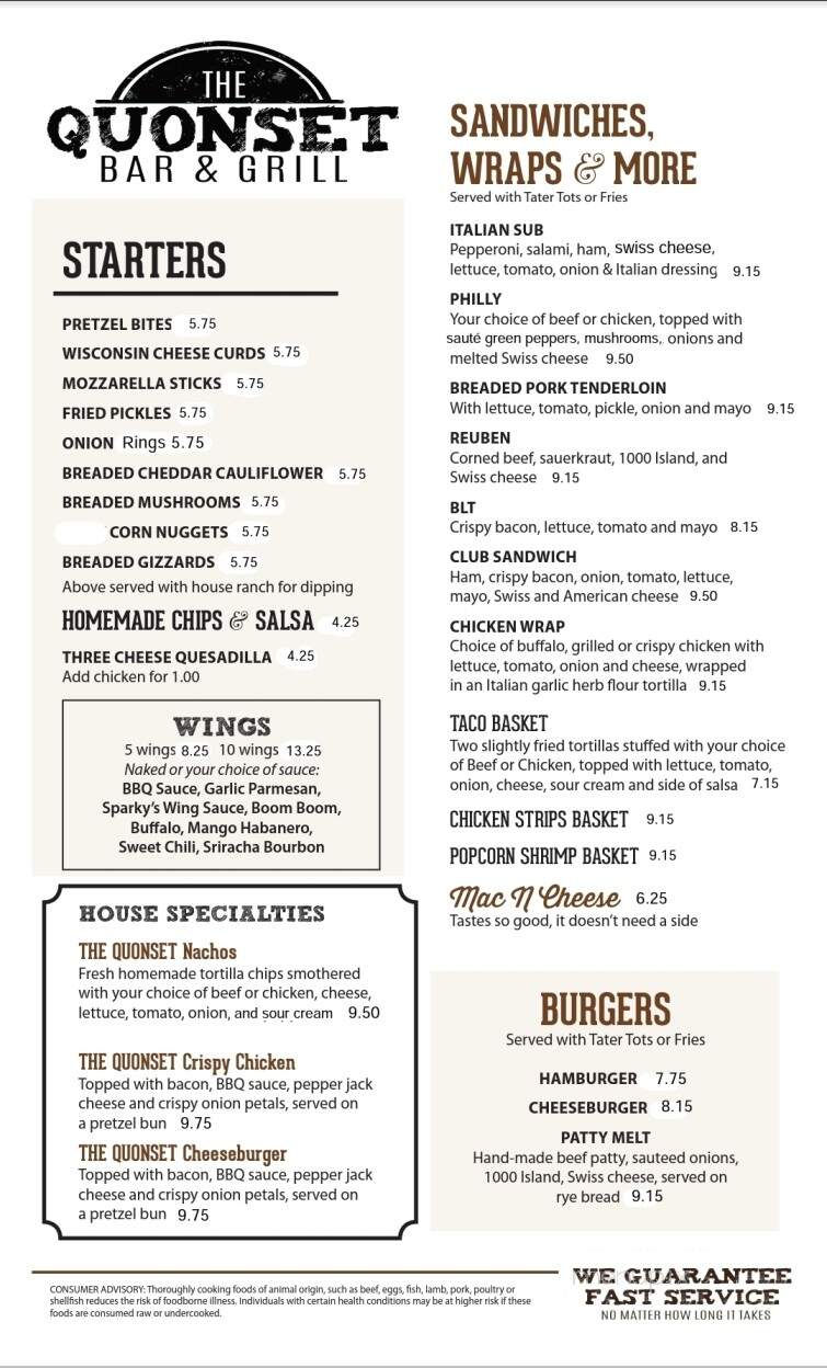 The Quonset Bar and Grill - Elmwood, NE