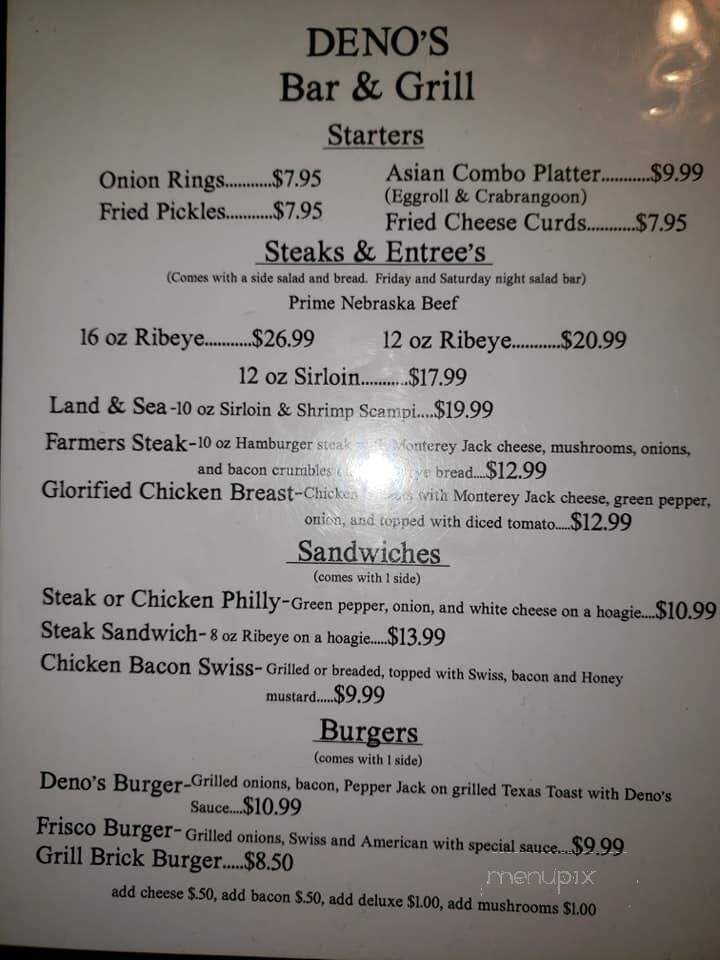 Deno's Bar & Grill - Snyder, NE