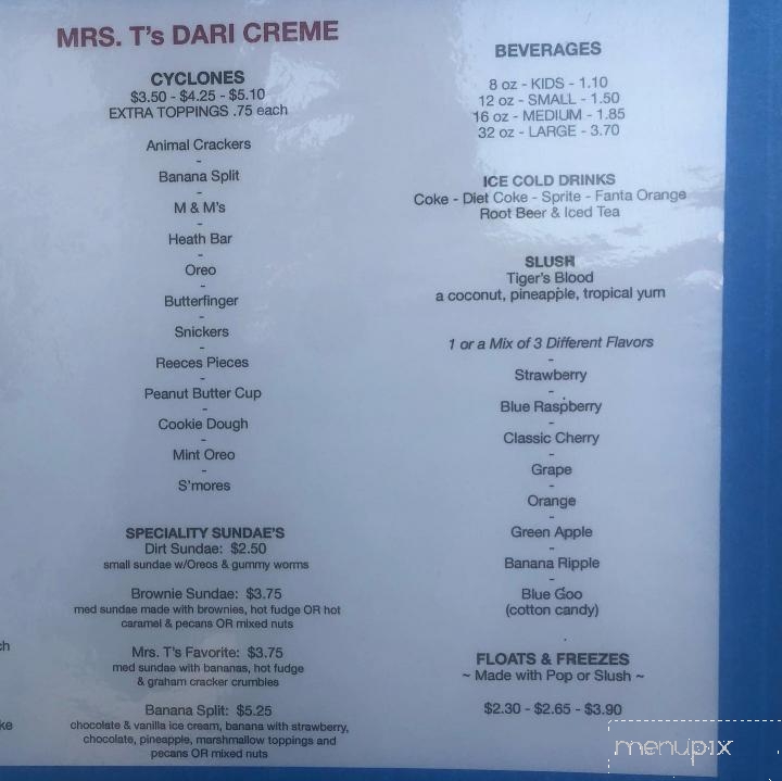 Mrs T's Dari Creme - Louisville, NE